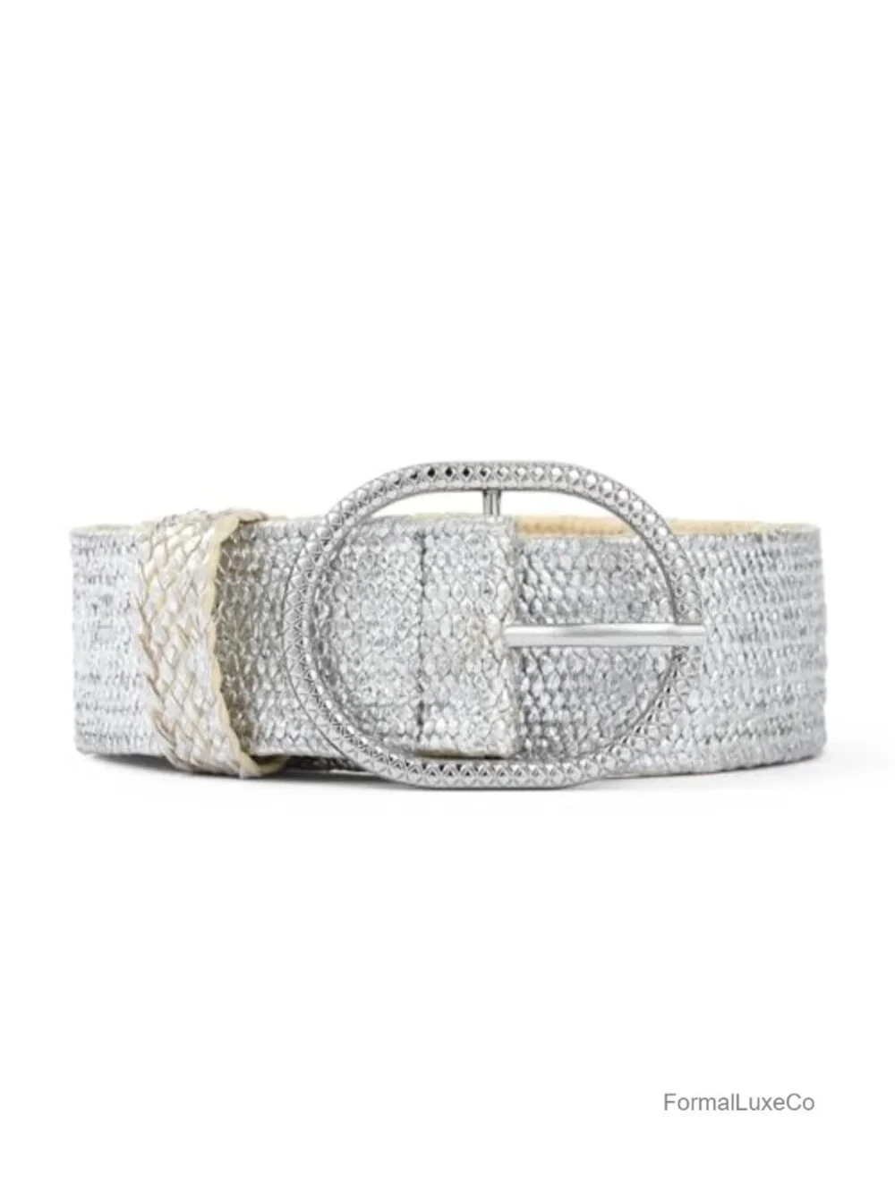 Women's Straw Woven Elastic Belt Wide Stretchy Boho Belt for Summer Raffia
